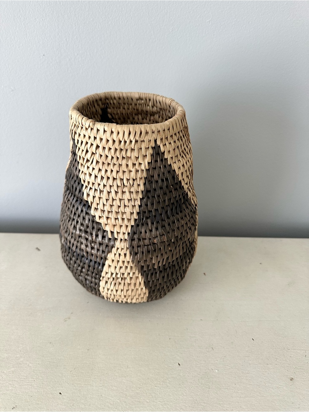 African Africa basket decor vase boho hand made